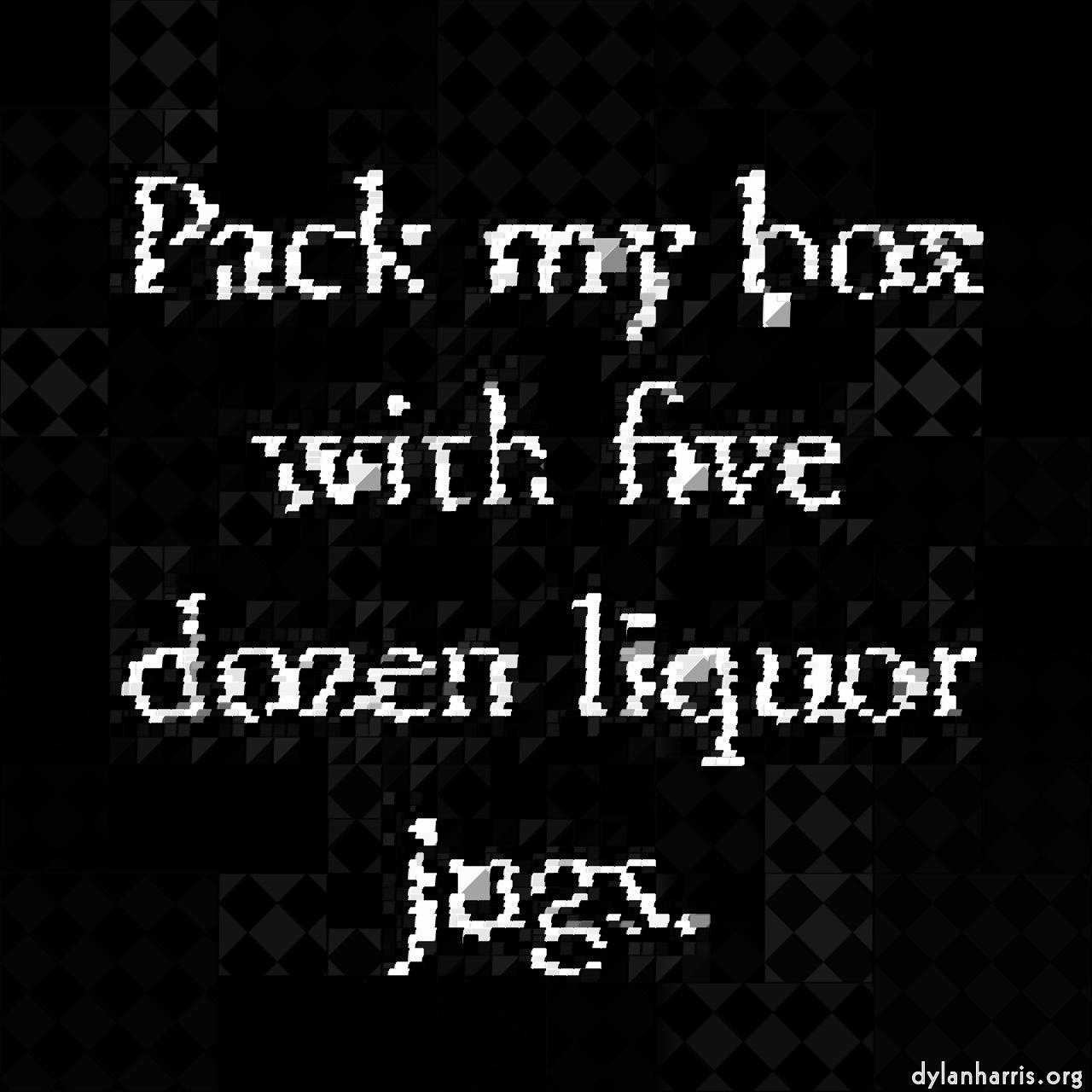 Image: mosaic - vector (can adjust manually) :: raised&nbsp;diamonds