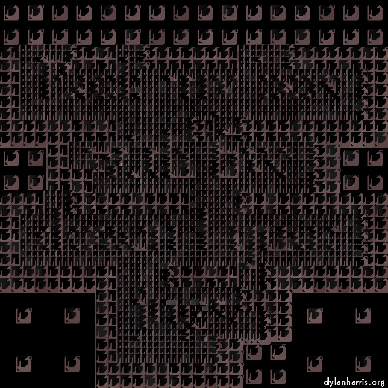 Image: mosaic - vector (can adjust manually) :: raised&nbsp;rectangle&nbsp;palettise