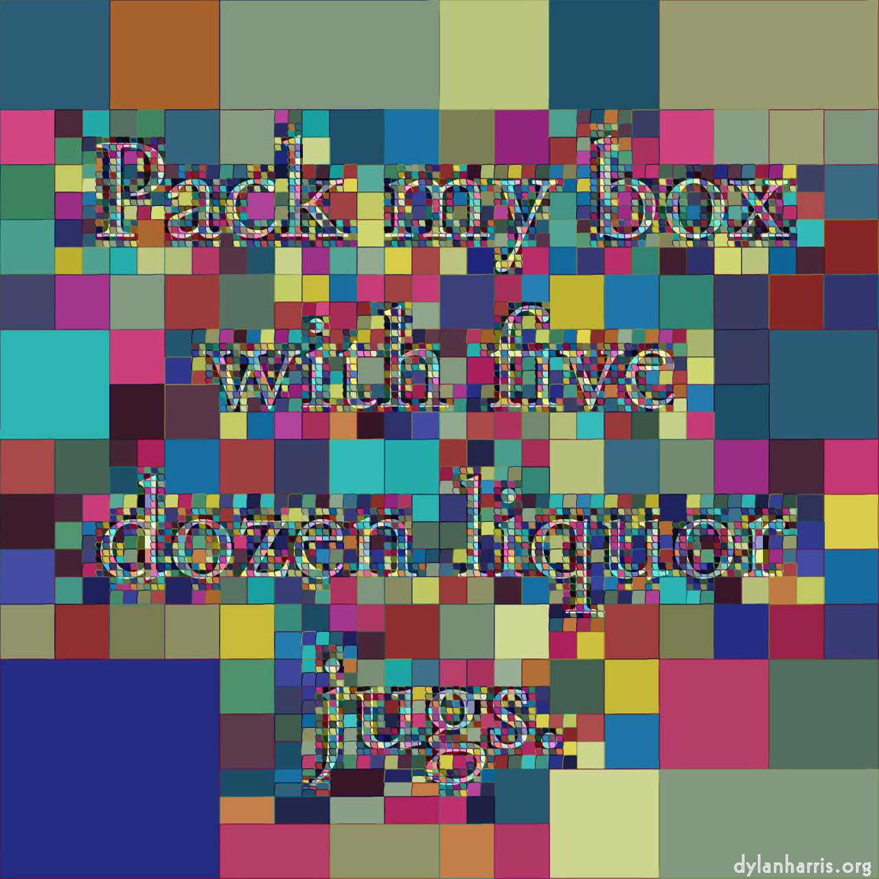 Image: mosaic - vector (can adjust manually) :: random&nbsp;colour&nbsp;palette&nbsp;with&nbsp;source&nbsp;image