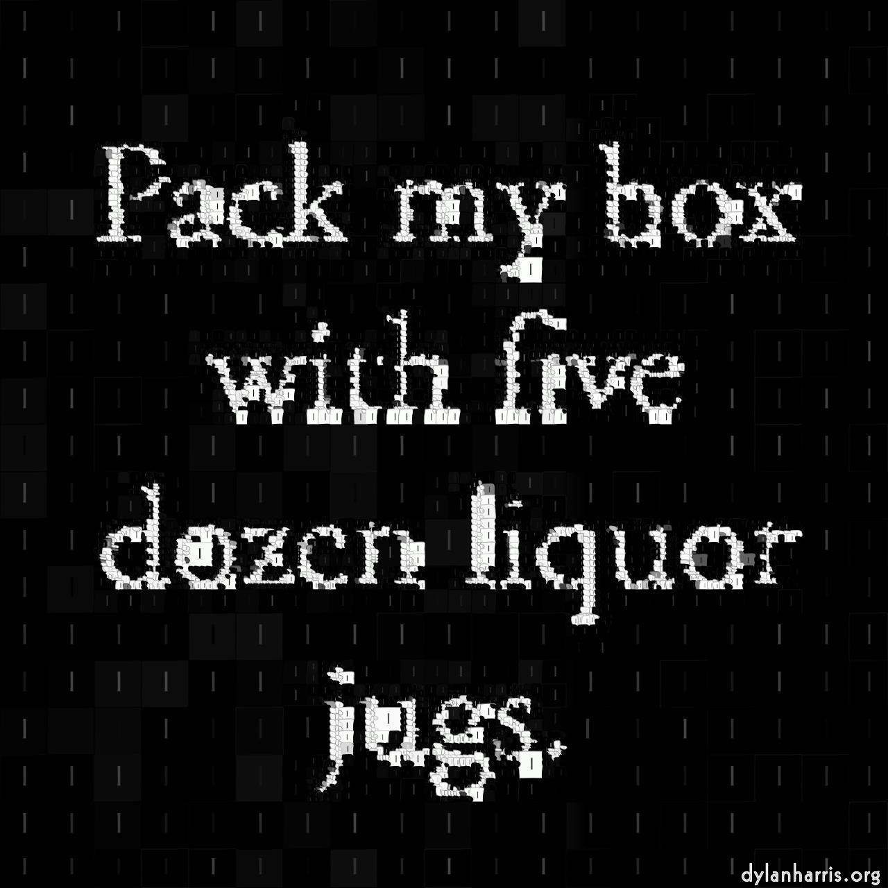 image: mosaic with text :: blocky&nbsp;with&nbsp;webding&nbsp;text