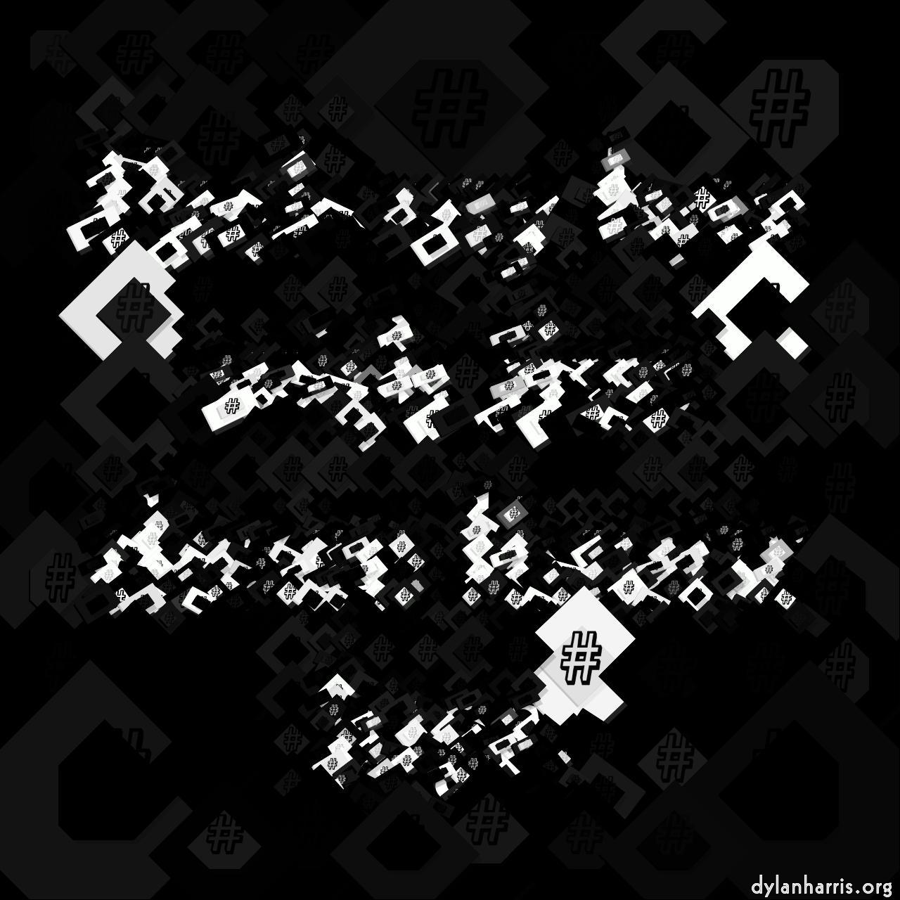 image: mosaic with text :: diamonds&nbsp;rv&nbsp;with&nbsp;wingding