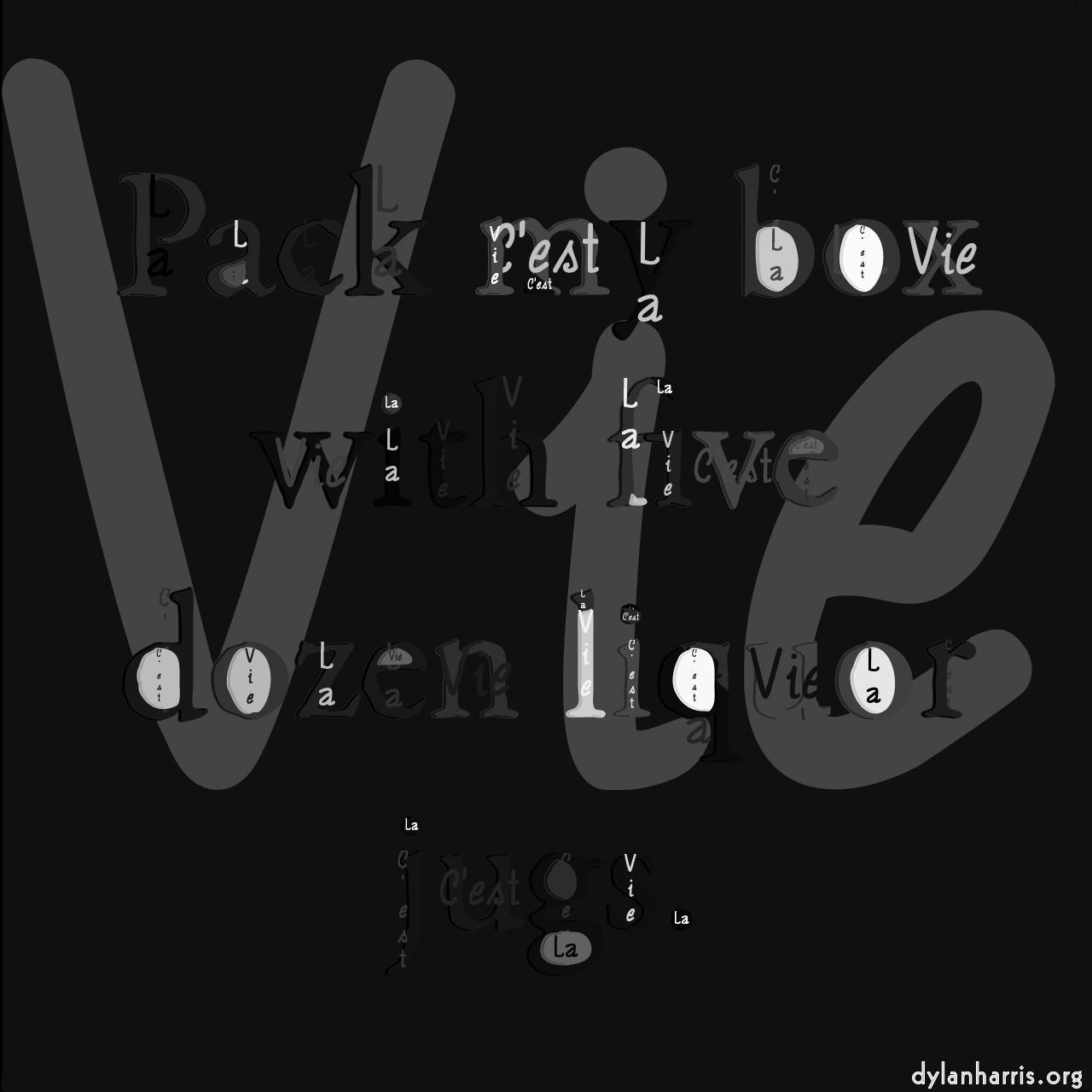 image: mosaic with text :: text&nbsp;big&nbsp;cell