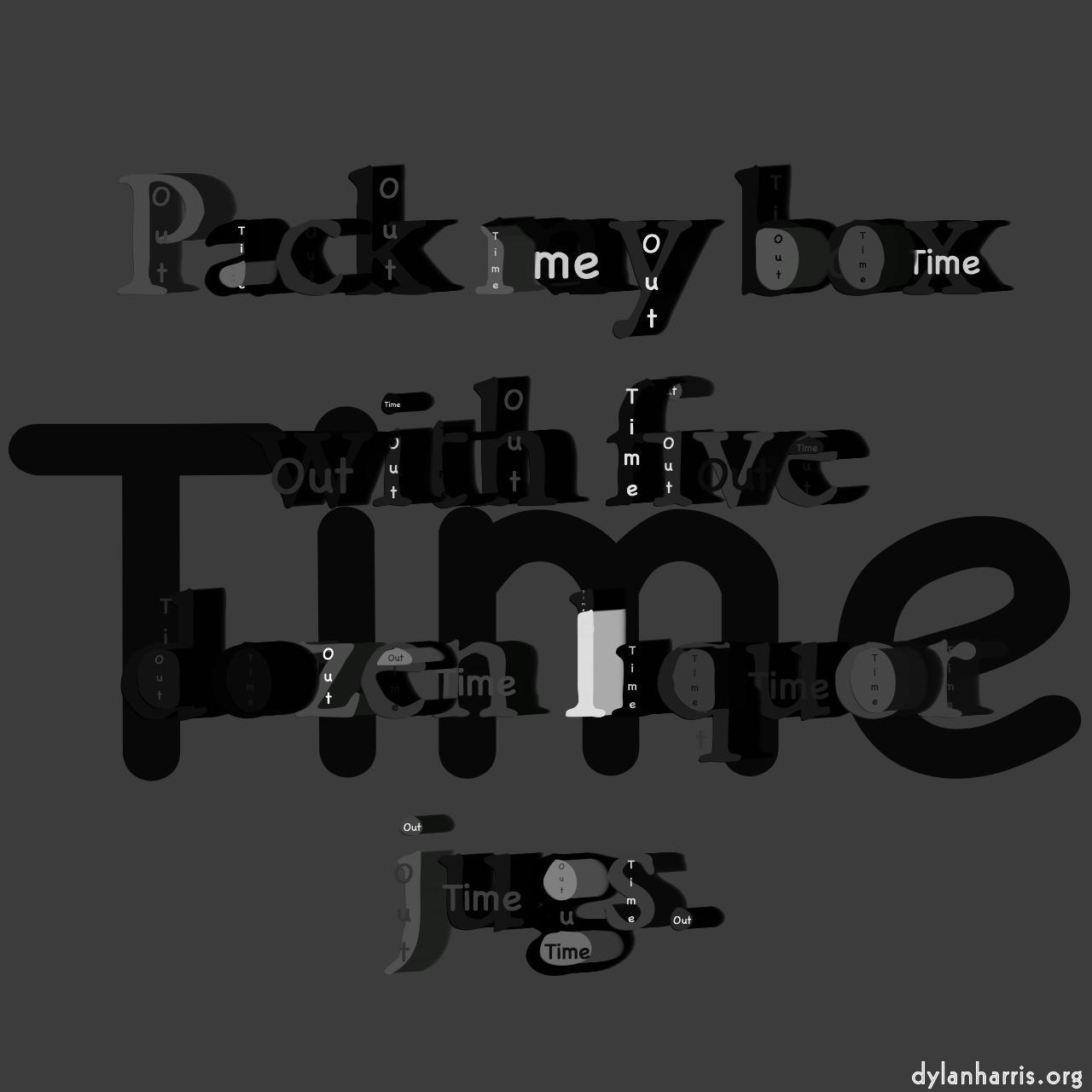 image: mosaic with text :: text&nbsp;big&nbsp;cell&nbsp;extrude