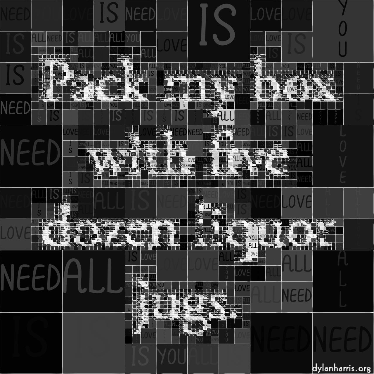 image: mosaic with text :: text&nbsp;flat&nbsp;vector&nbsp;2