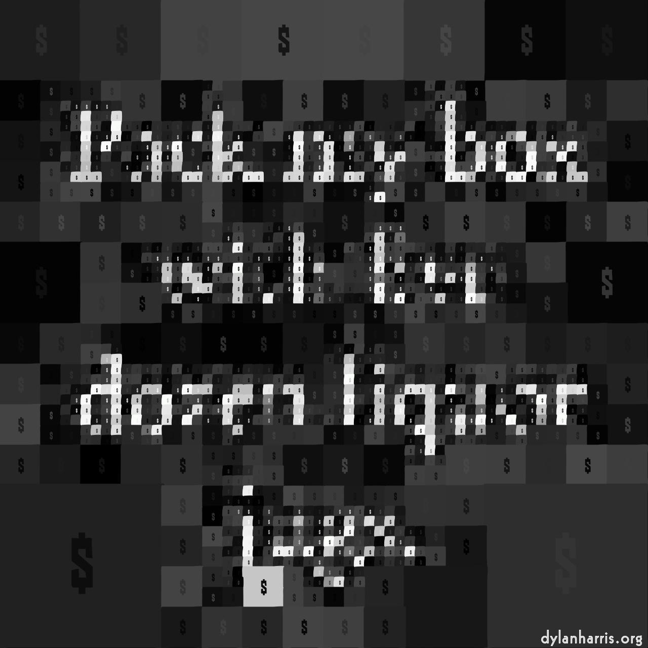 image: mosaic with text :: text&nbsp;flat&nbsp;vector&nbsp;webding