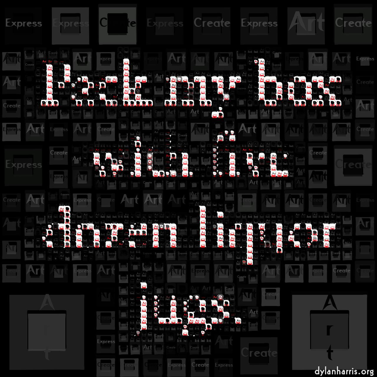 image: mosaic with text :: text&nbsp;rect&nbsp;space