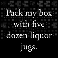 image: image from mosaic with text