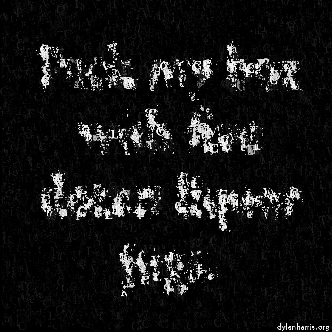 image: text :: clumpy