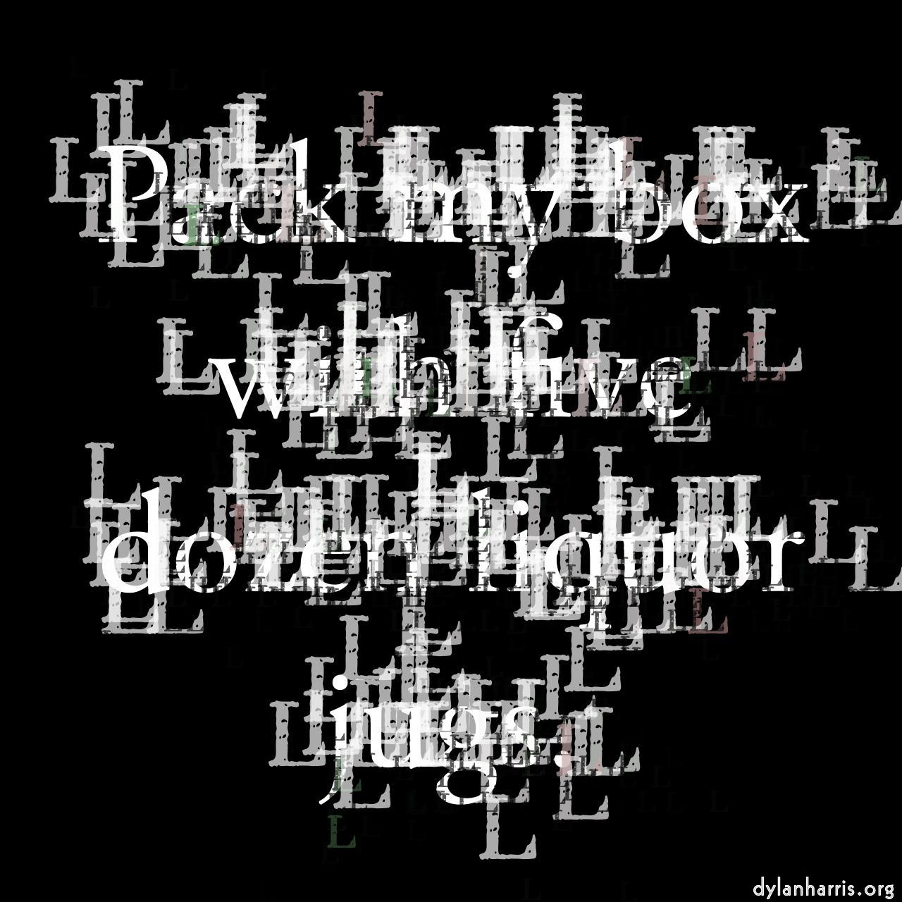 image: text :: messy&nbsp;grid