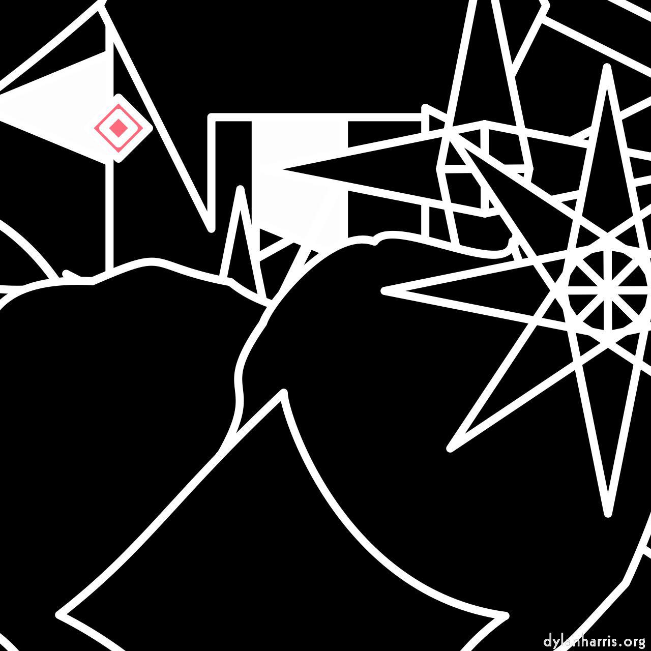 image: spiros auto - mouse or pen :: white&nbsp;outline&nbsp;random