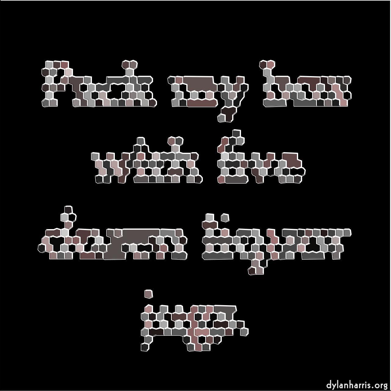 image: blocks and tiling :: chunky&nbsp;outline&nbsp;4