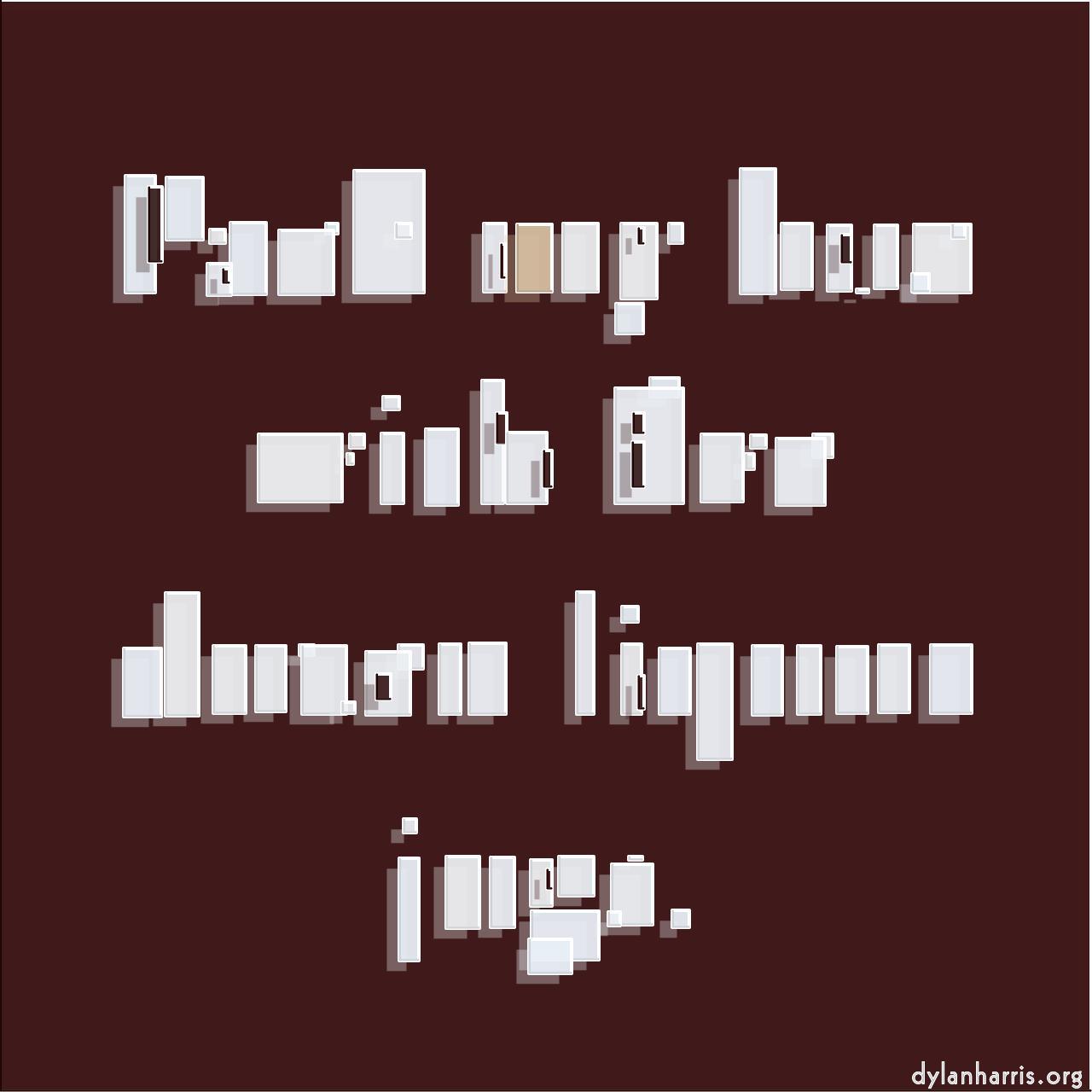 Image: blocks and tiling :: chunky&nbsp;outline&nbsp;palette&nbsp;colour&nbsp;3