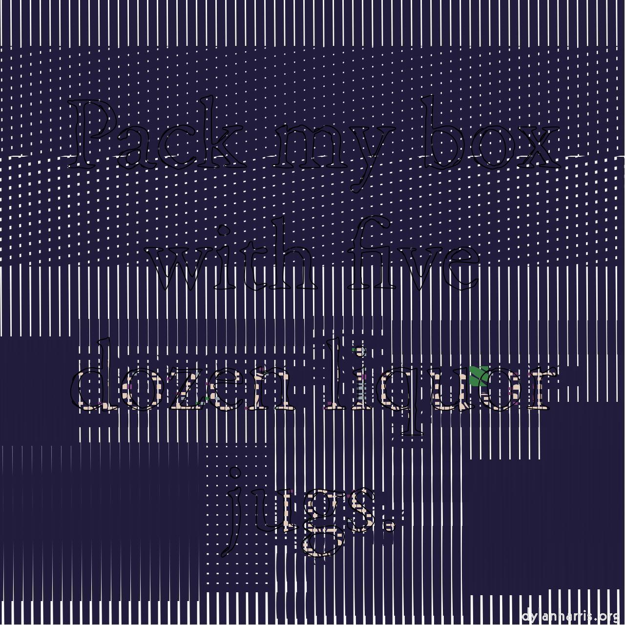 Image: line screens - blocks prints :: thick&nbsp;taper&nbsp;palettise