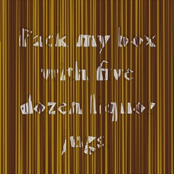 Image: image from line screens - blocks prints