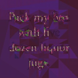 Image: image from line screens - blocks prints