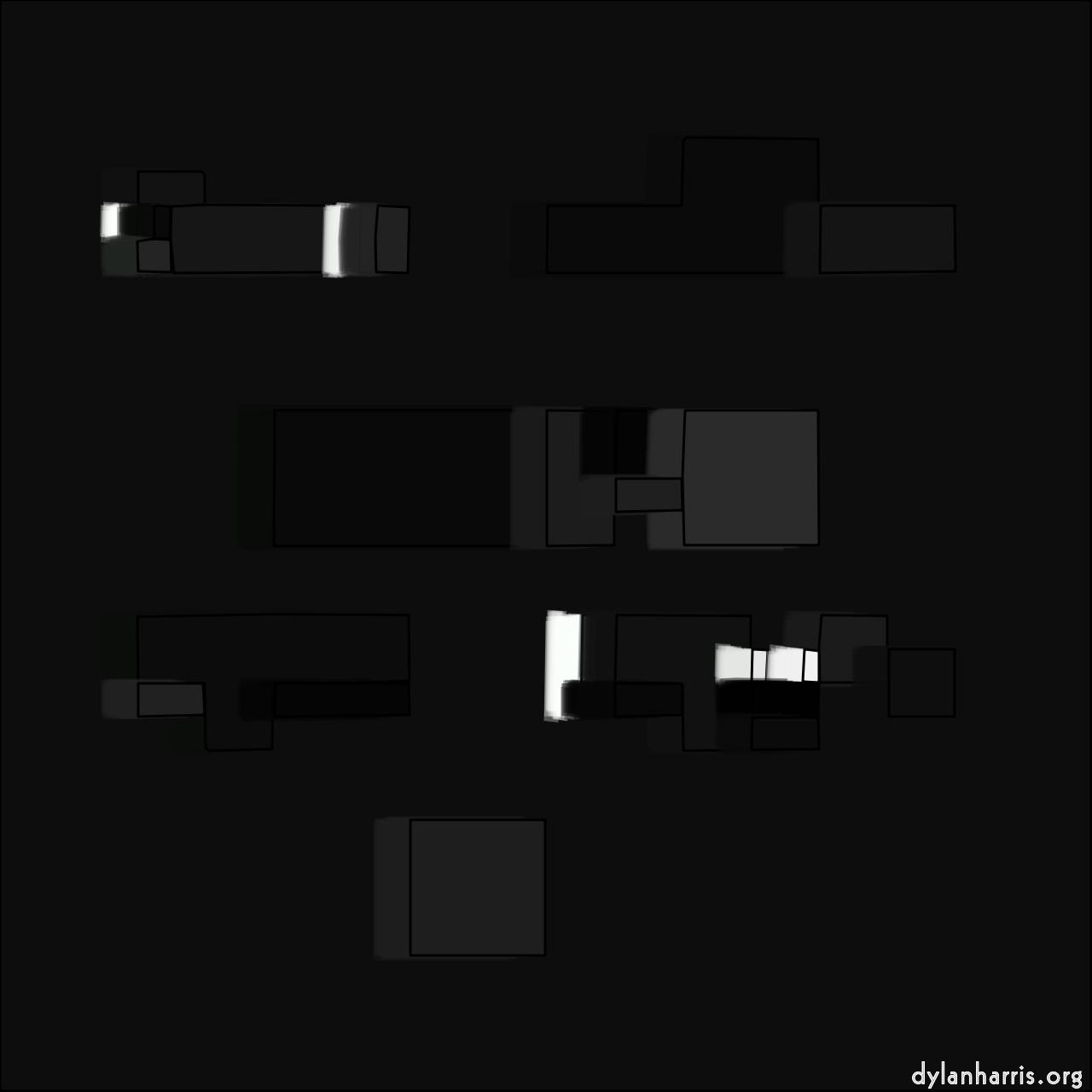 Image: mosaic :: grid&nbsp;with&nbsp;paint&nbsp;abstract