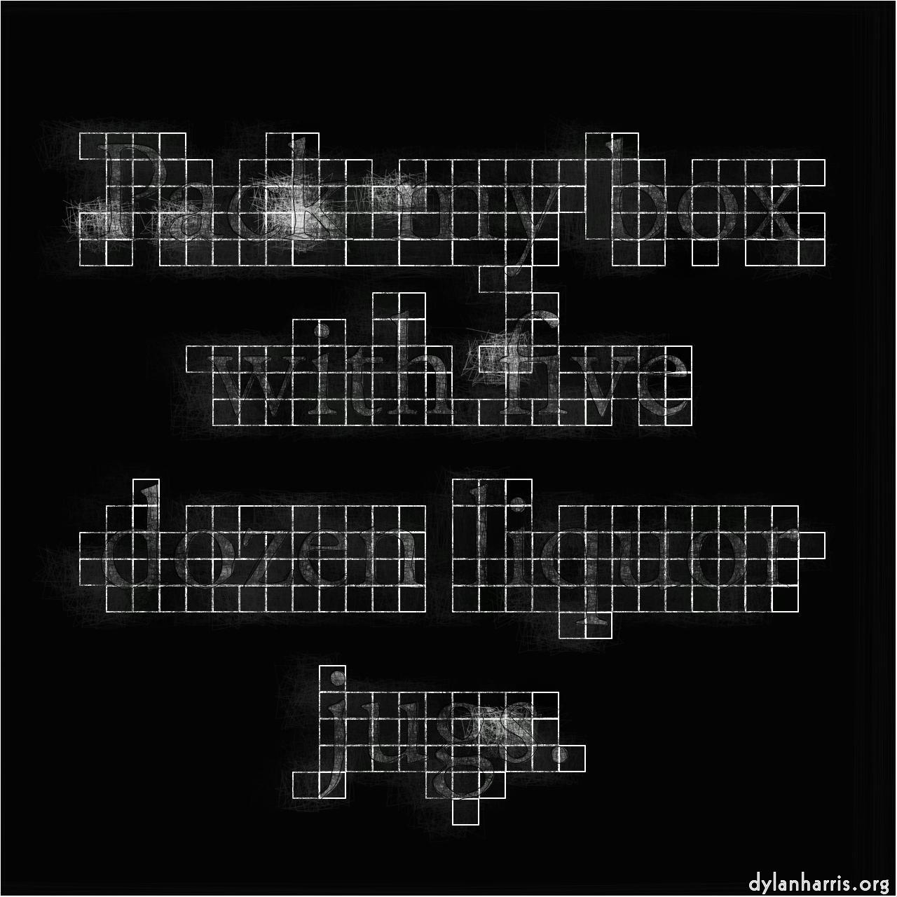 Image: mosaic :: grid&nbsp;with&nbsp;paint&nbsp;and&nbsp;edge