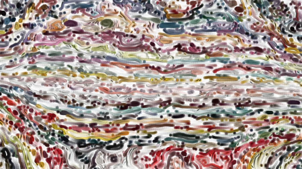 Image 'reflets &mdash; paint synthesiser classic &mdash; default 3d lighting wet 1 6'.