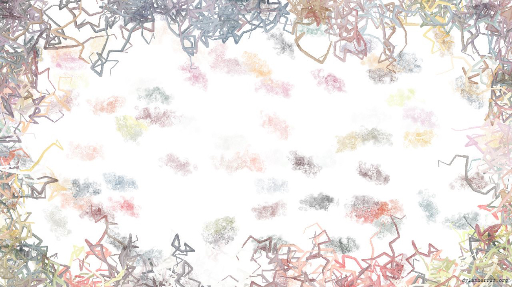 Image 'reflets &mdash; paint action sequence &mdash; abstract 5'.