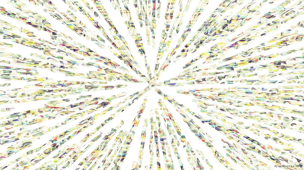 Image 'reflets &mdash; paint action sequence &mdash; abstract 7'.