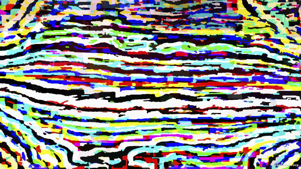 Image 'reflets &mdash; paint action sequence &mdash; abstraction 1 1'.