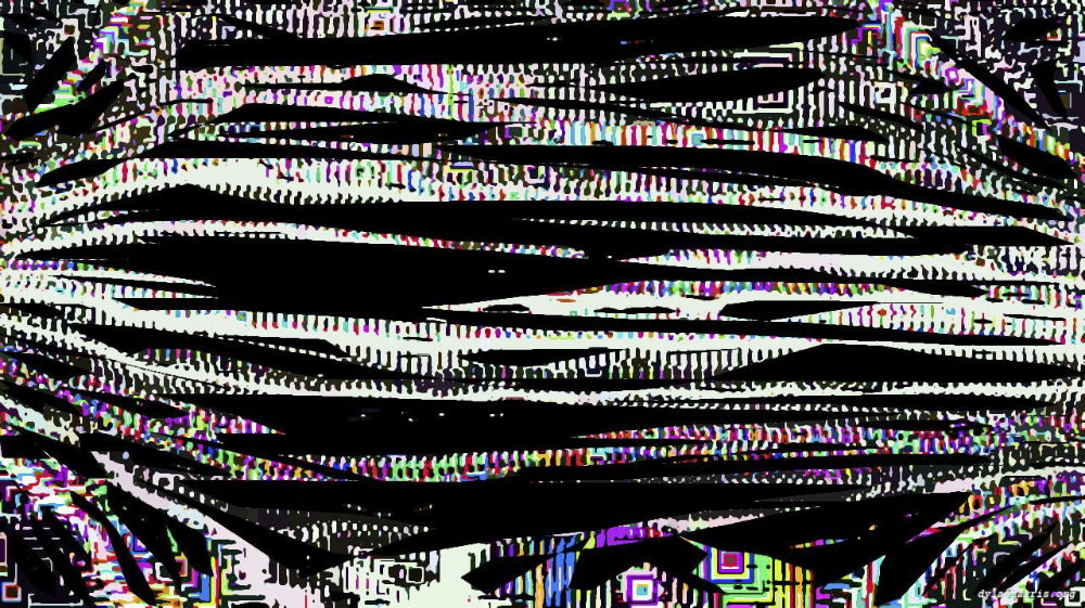 Image 'reflets &mdash; paint action sequence &mdash; abstraction 1 5'.