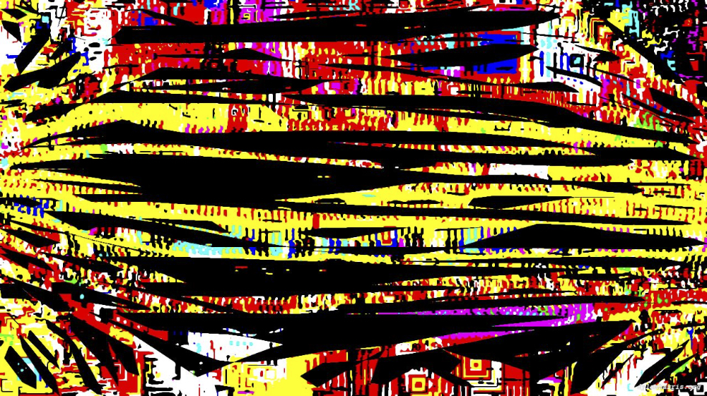 Image 'reflets &mdash; paint action sequence &mdash; abstraction 1 6'.