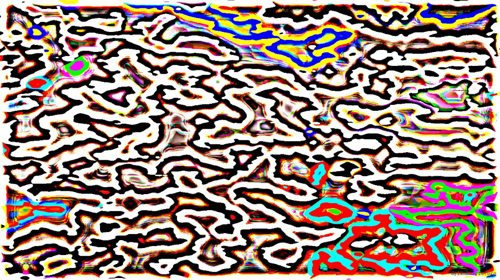 Image 'reflets &mdash; paint action sequence &mdash; abstractions 2'.