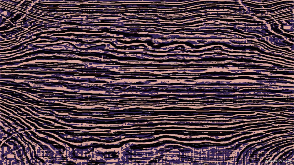 Image 'reflets &mdash; paint action sequence &mdash; abstraction sketches 1 7'.