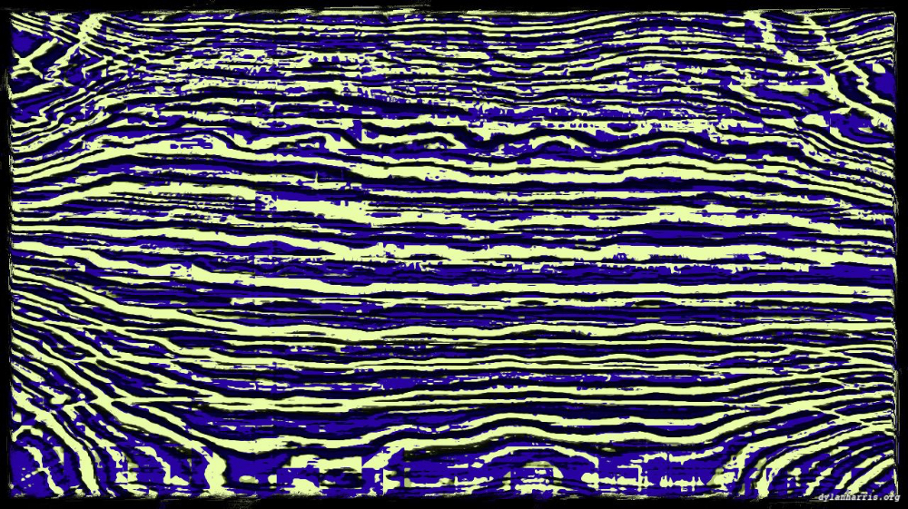 Image 'reflets &mdash; paint action sequence &mdash; abstraction sketches 1 8'.