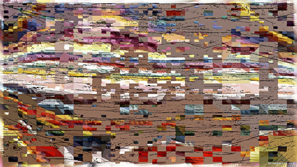 Image 'reflets &mdash; paint action sequence &mdash; abstraction sketches 4'.