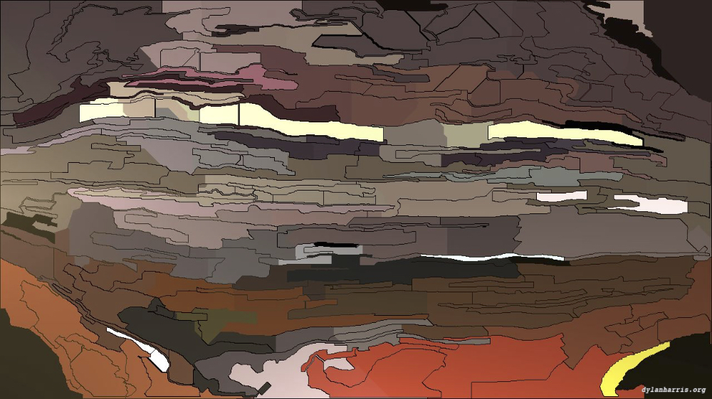 Image 'reflets &mdash; paint action sequence &mdash; adventure set 2 3 7'.