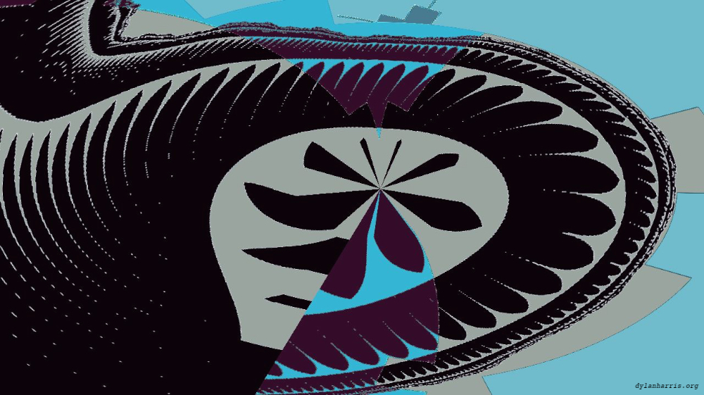 Image 'reflets &mdash; msg &mdash; abstract 1 attractor 3 5'.