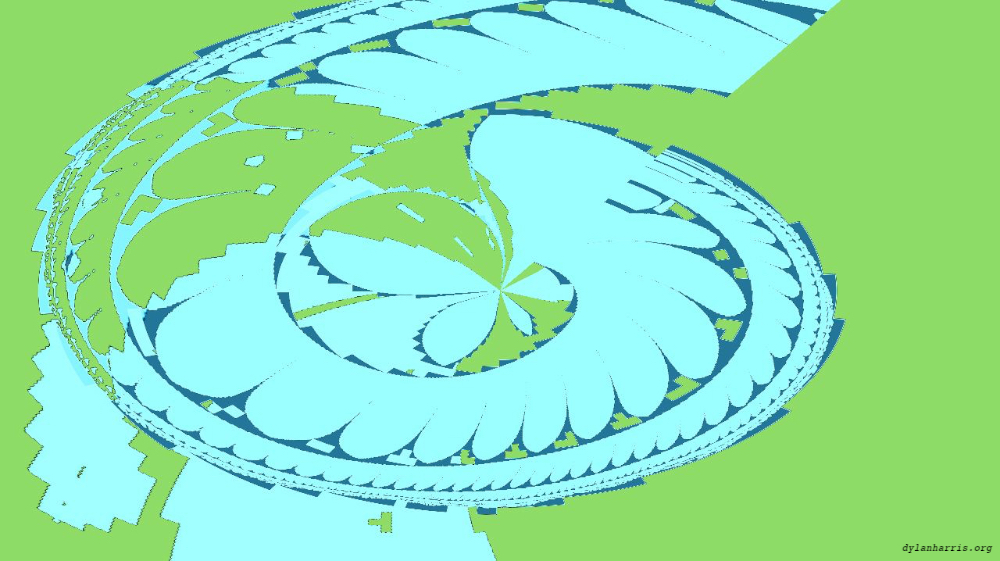 Image 'reflets &mdash; msg &mdash; abstract 1 attractor 3 7'.