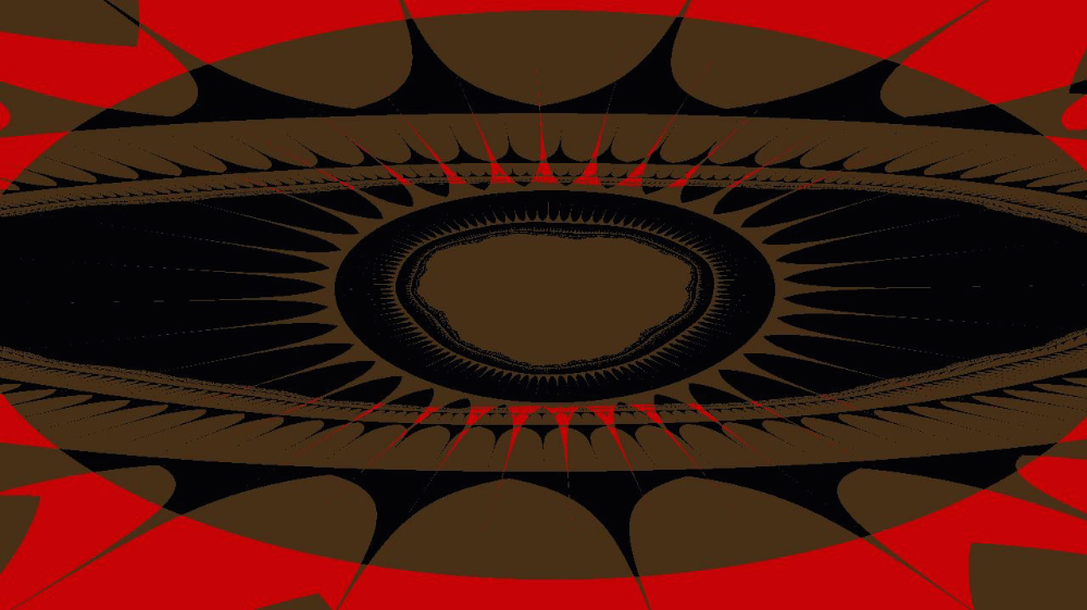 Image 'reflets &mdash; msg &mdash; abstract attractors circular 1 8'.