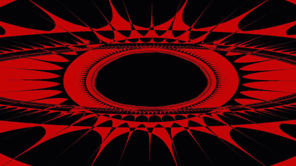 Image 'reflets &mdash; msg &mdash; abstract attractors circular 2 1'.