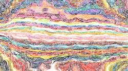 Seventh of 'reflets &mdash; paint synthesiser classic &mdash; speciality background texture examples 2'.