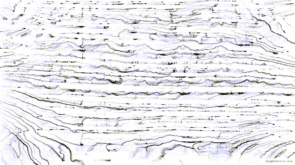 Image 'reflets &mdash; msg &mdash; variations 0 bw abstraction 2 7'.