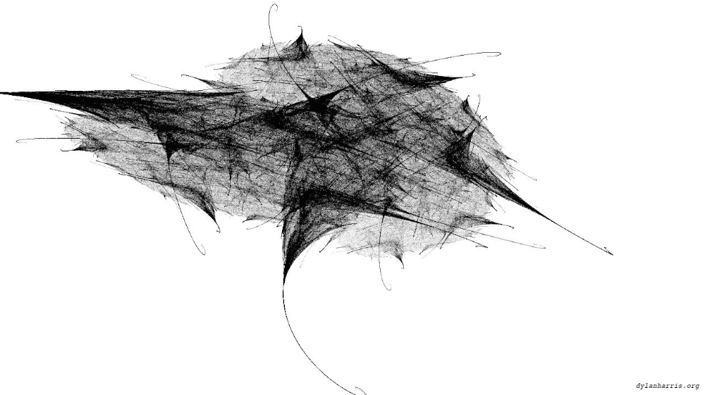 Image 'reflets &mdash; msg &mdash; variations 0 bw attractor 1 4'.