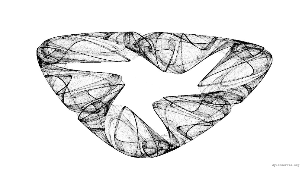 Image 'reflets &mdash; msg &mdash; variations 0 bw attractor 3 4'.