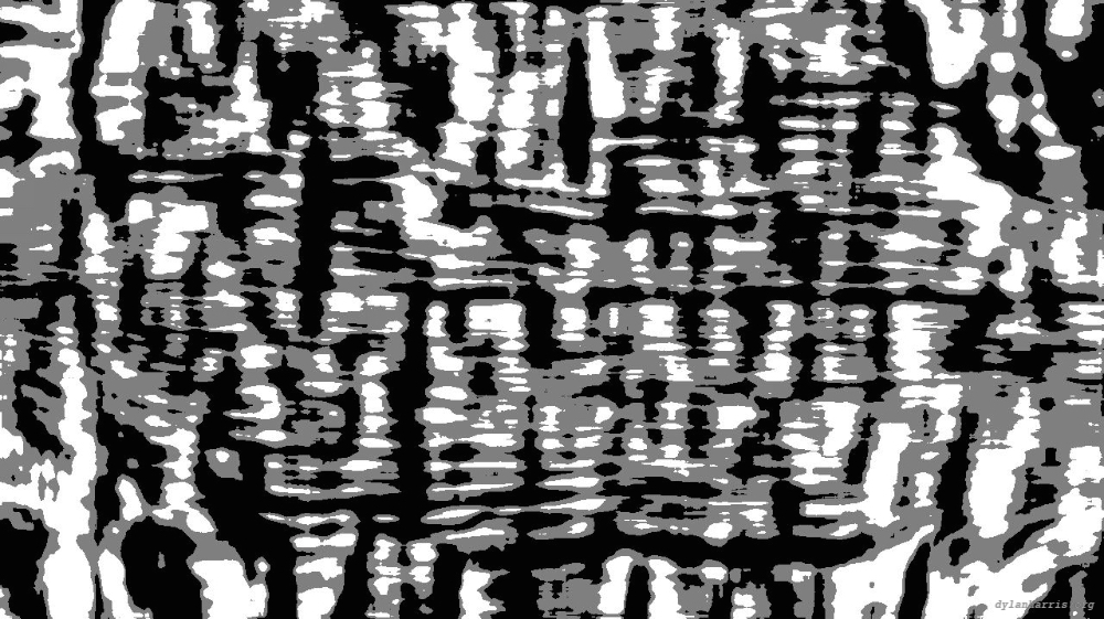 Image 'reflets &mdash; msg &mdash; processing effects 0 bw chamfer 1 2 2'.