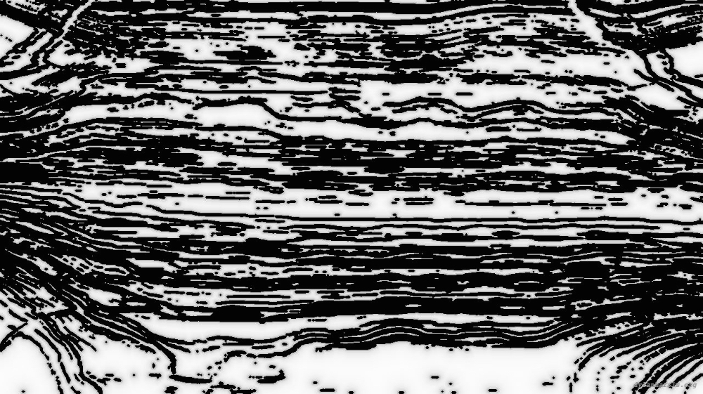 Image 'reflets &mdash; msg &mdash; processing effects 0 bw chamfer 1 2 7'.