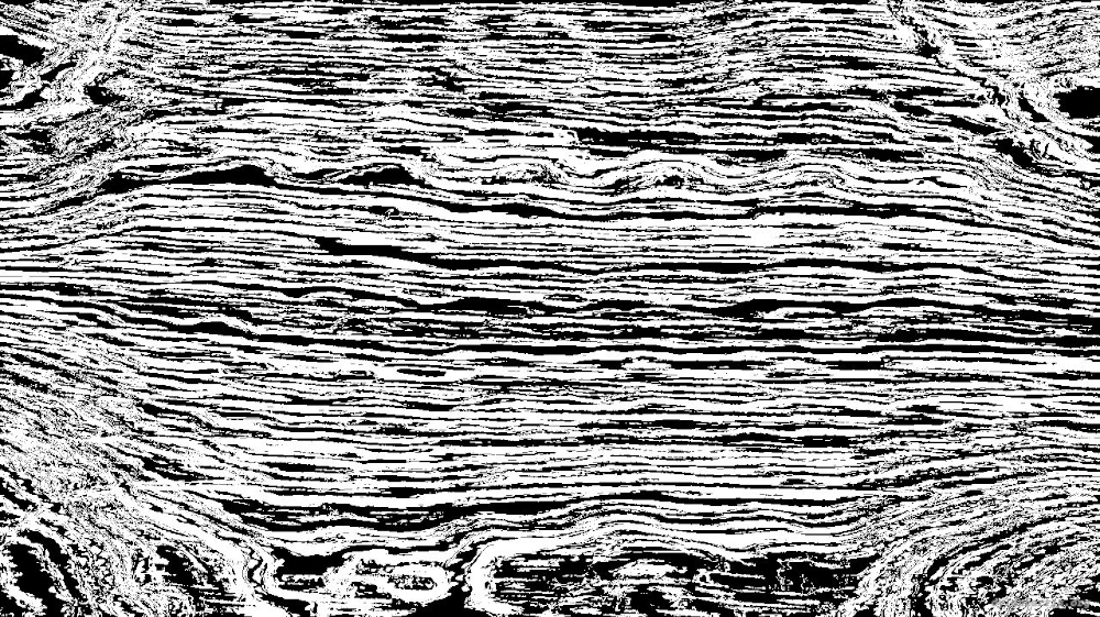 Image 'reflets &mdash; paint action sequence &mdash; bw effects 1 2'.