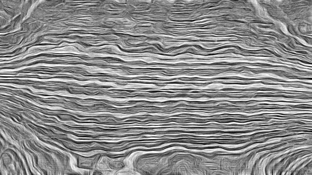 Image 'reflets &mdash; paint action sequence &mdash; bw effects 2 1'.