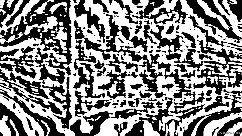 Image 'reflets &mdash; msg &mdash; processing effects 1 bw form 1 1 6'.