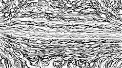 Fourth of 'reflets &mdash; paint synthesiser classic &mdash; 2.0 collection BW hatch 1 1'.