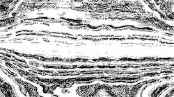 Second of 'reflets &mdash; paint synthesiser classic &mdash; 2.0 collection BW hatch 1 2'.