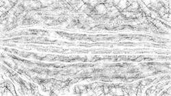 Fourth of 'reflets &mdash; paint synthesiser classic &mdash; 2.0 collection BW hatch 1 2'.