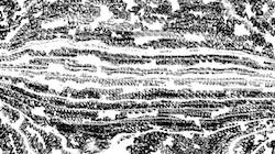 Sixth of 'reflets &mdash; paint synthesiser classic &mdash; 2.0 collection BW hatch 1 2'.