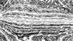 Seventh of 'reflets &mdash; paint synthesiser classic &mdash; 2.0 collection BW hatch 1 2'.